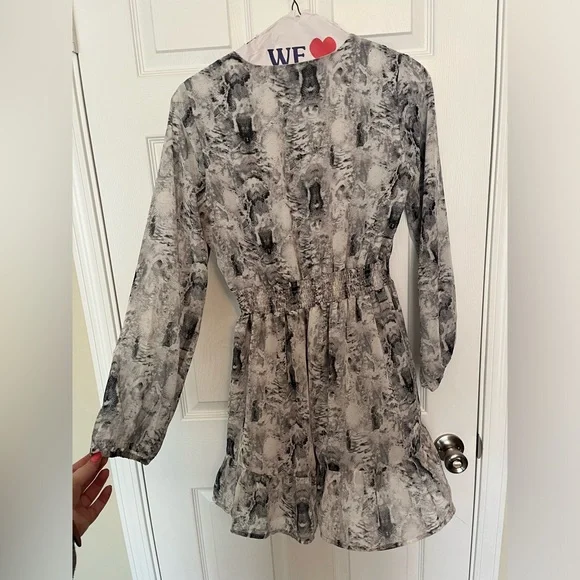 Python Print Mini Dress - Picture 5 of 7